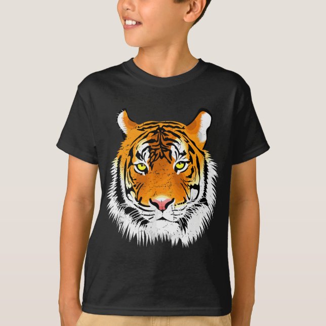 T-shirt Tigre en détresse (Devant)