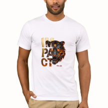 Tigre en Or Brun 'IMPACT' - Esthétique Or Audacieu