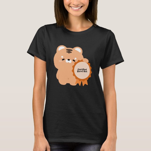 T-shirt Tigre Épuisé Certifié (Devant)