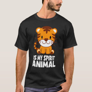 T-shirt Tigre Est Mon Esprit Animal Kids Tiger