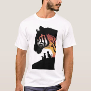 T-shirt Tigre et amis garçons