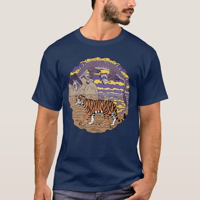T-shirt Tigre et Dragon (Devant)