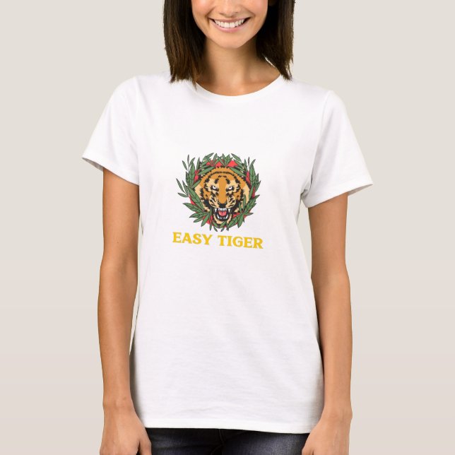 T-shirt Tigre facile (Devant)