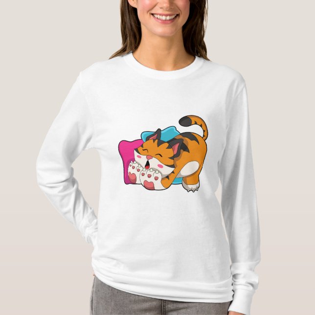 T-shirt Tigre fatigué (Devant)