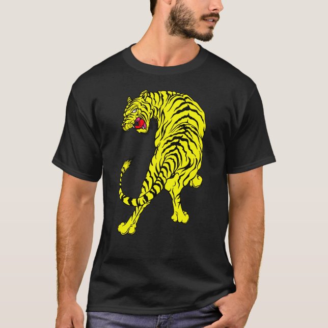 T-shirt Tigre féroce (Devant)