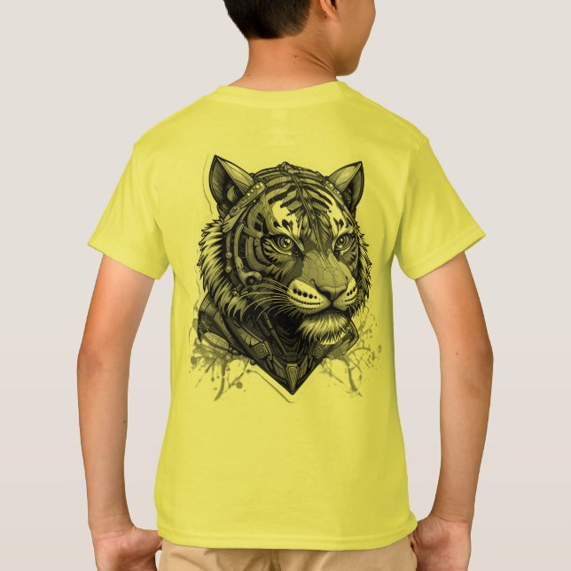 T-shirt Tigre futuriste (Dos)