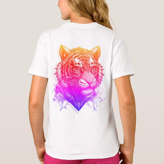 T-shirt Tigre futuriste (Dos)