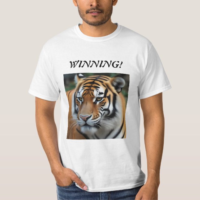 T-shirt Tigre gagnant ! (Devant)