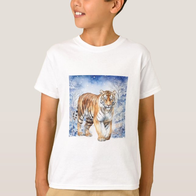 T-shirt tigre garçon (Devant)