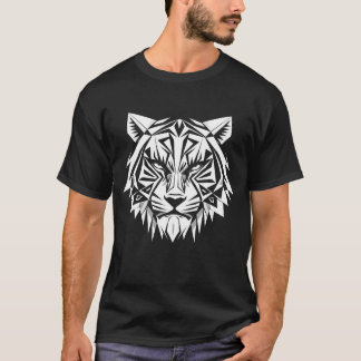 T-shirt Tigre gris : Un design frappant pour un Gr