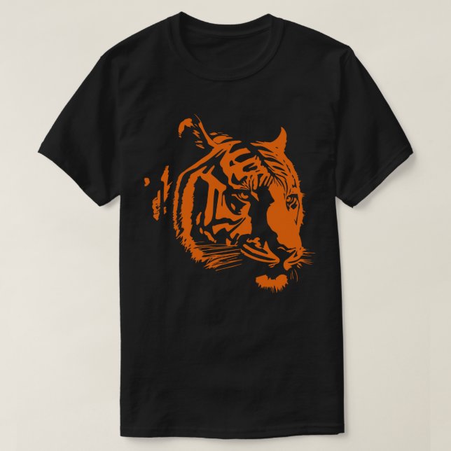 T-shirt tigre intrépide (Design devant)