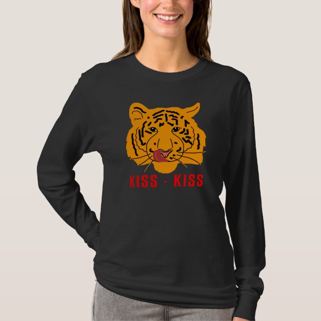 T-shirt Tigre - Kiss - Kiss Dark (Devant)