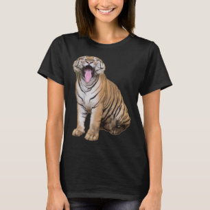 T-SHIRT TIGRE LION JAGUAR LÉOPARD TÊTE ANIMAL SUPPORT