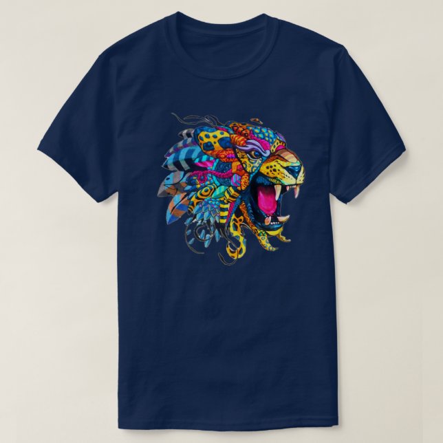 T-shirt Tigre mexicain Alebrije (Design devant)