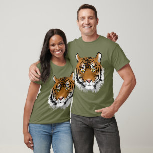 T-shirt Tigre mignon tendance imprimé pour lui Dessin grap
