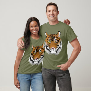 T-shirt Tigre mignon tendance imprimé pour lui Dessin grap