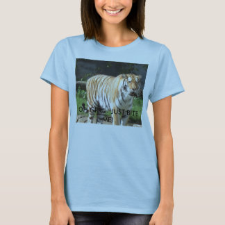 T-shirt tigre, OH GRR -- MORDEZ-JUSTE MOI !