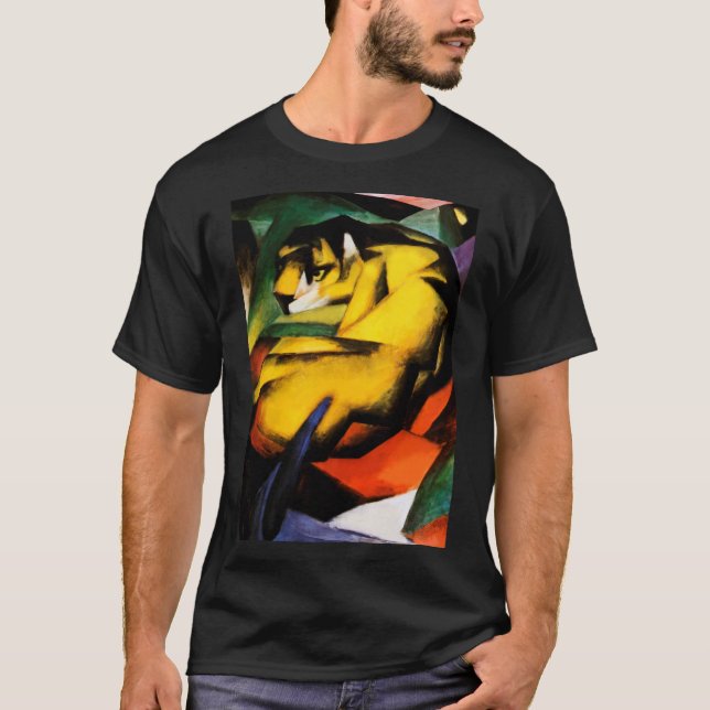 T-shirt Tigre peint par Franz Marc (Devant)