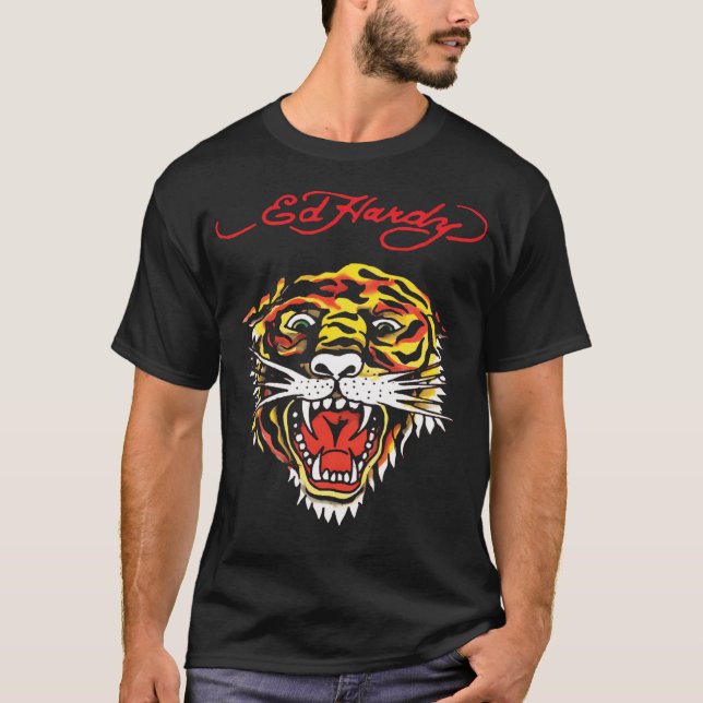 T-shirt Tigre rétro (Devant)