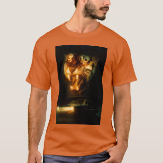 T-shirt Tigre rugissant montrant ses amis Shineusks