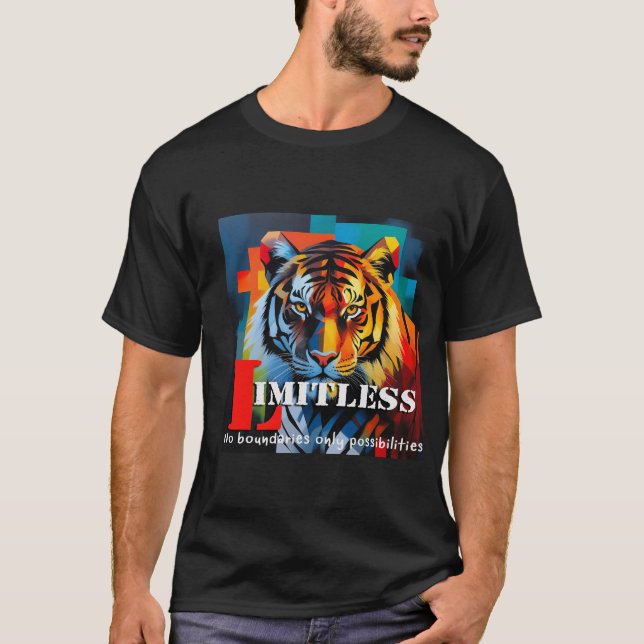 T-shirt Tigre sans limite (Devant)
