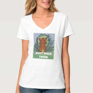 T-shirt Tigre sauvage