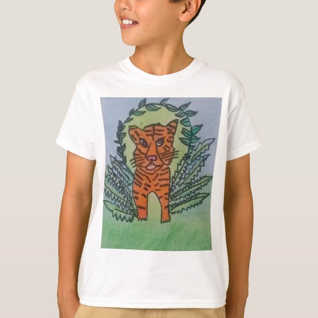T-shirt tigre sauvage (Devant)