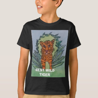 T-shirt Tigre sauvage