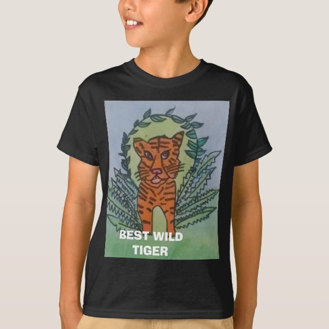 T-shirt Tigre sauvage (Devant)
