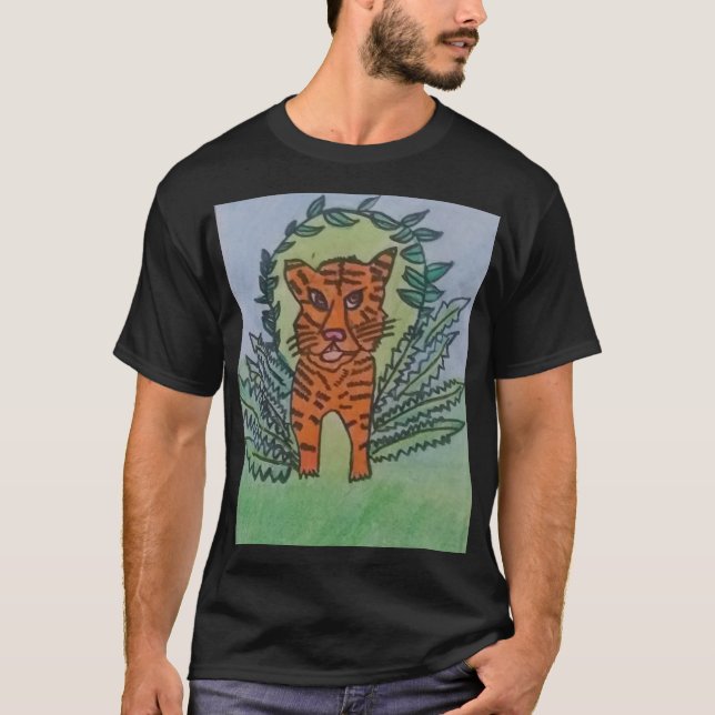 T-shirt tigre sauvage  (Devant)