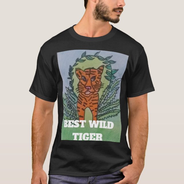 T-shirt Tigre sauvage (Devant)