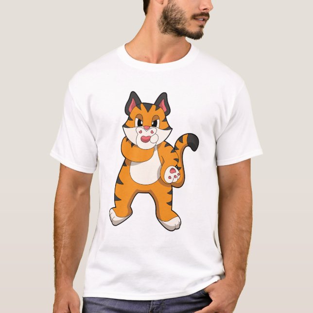 T-shirt Tigre silencieux (Devant)