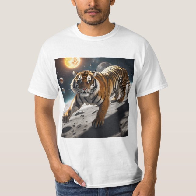 T-shirt Tigre spatial (Devant)