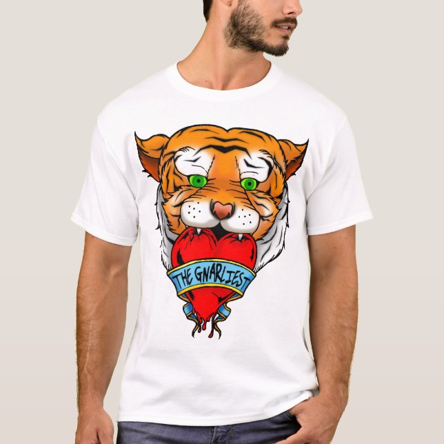 T-shirt tigre T d'EL (Devant)
