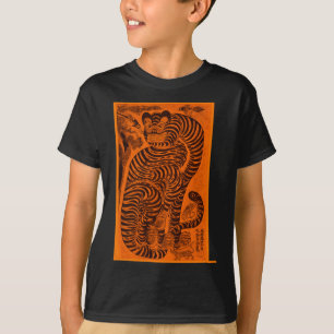 T-shirt Tigre Talismanique - Bâton d'art oriental traditio