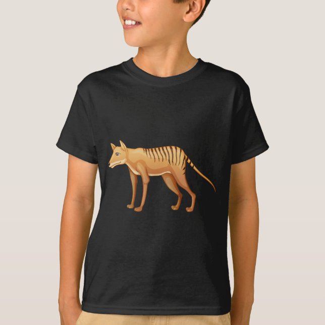 T-shirt Tigre tasmanien (Devant)