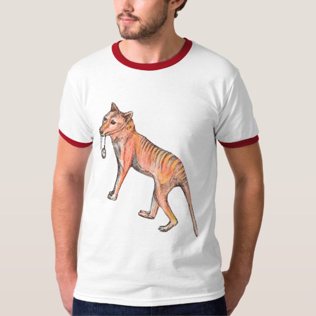 T-shirt Tigre tasmanien (Devant)