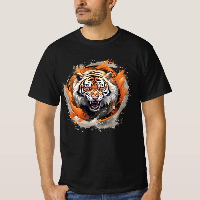 T-shirt Tigre torride intense (Devant)