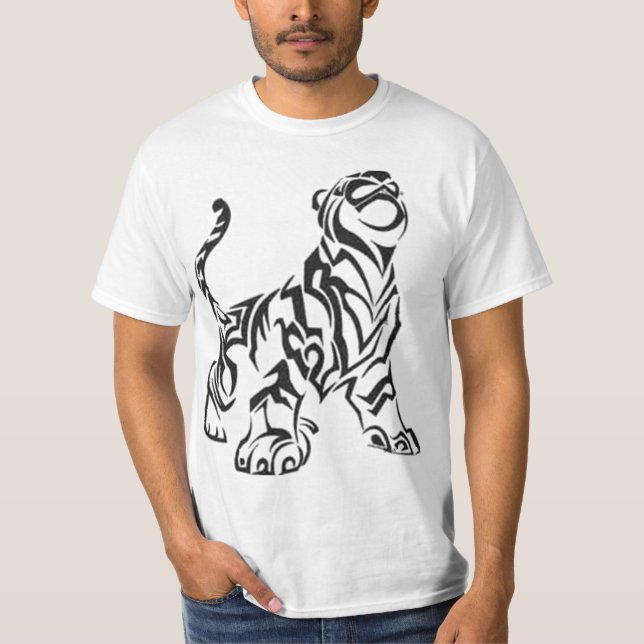 T-shirt tigre tribal (Devant)