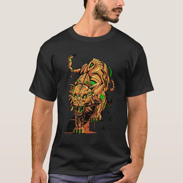 T-shirt tigre vapeur (Devant)