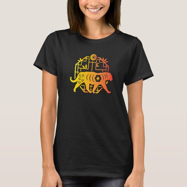 T-shirt Tigre Zodiaque chinois (Devant)