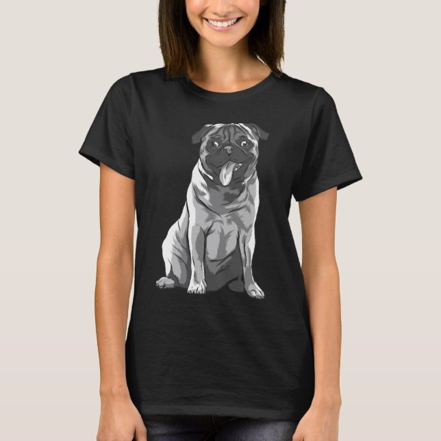 T-shirt Tigreau assis mignon 717 (Devant)