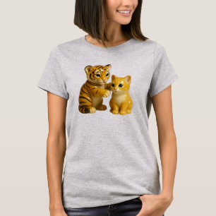 T-shirt Tigreau et Chaton