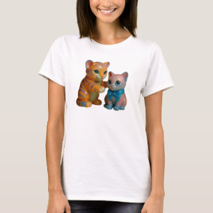 T-shirt Tigreau et Chaton mignons