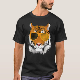 T-shirt Tigres cool d'animaux rayés