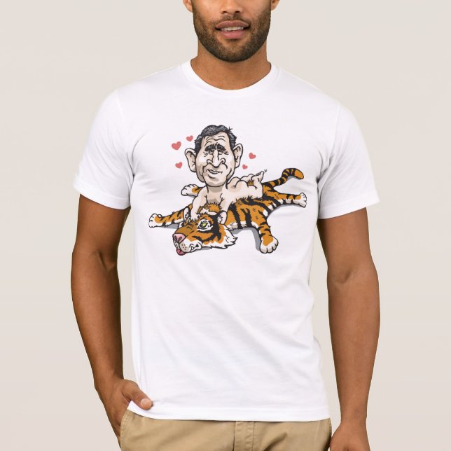 T-shirt Tigres d'amour de présidents (Devant)