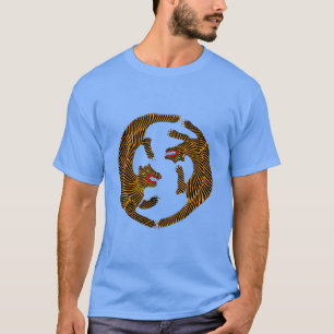 T-shirt Tigres d'art populaire japonais