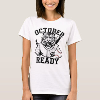 T-shirt Tigres prêts pour octobre
