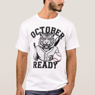 T-shirt Tigres prêts pour octobre
