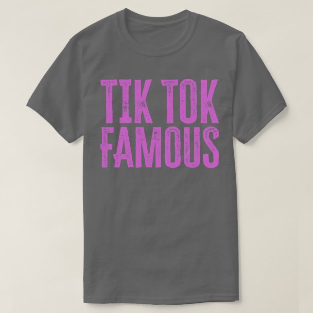 T-shirt Tik Tok célèbre (Design devant)